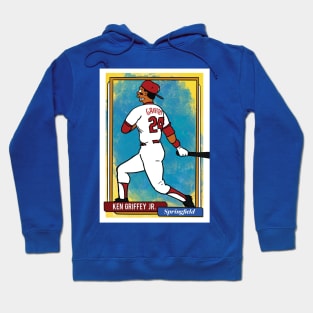 Ken Griffey Jr. Homer at the Bat Simpsons Parody Springfield Baseball Card Tee Hoodie